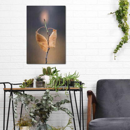 Luxe Metal Art 'Candle Plant' by Thomas Haney, Metal Wall Art,12x16