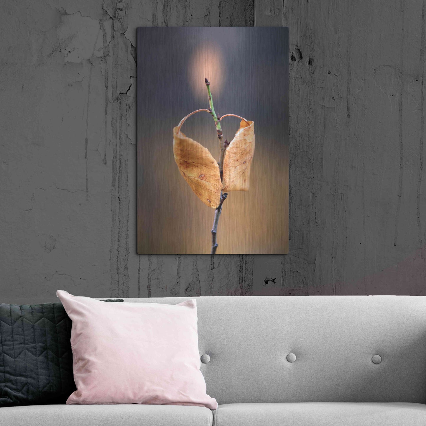 Luxe Metal Art 'Candle Plant' by Thomas Haney, Metal Wall Art,24x36