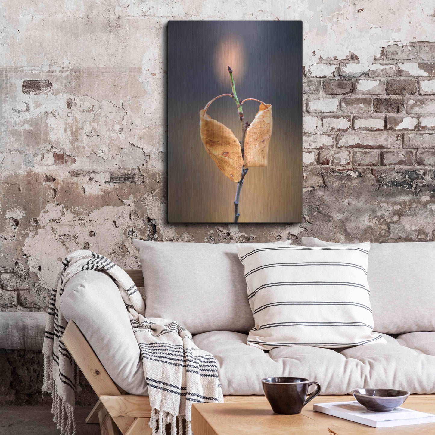 Luxe Metal Art 'Candle Plant' by Thomas Haney, Metal Wall Art,24x36