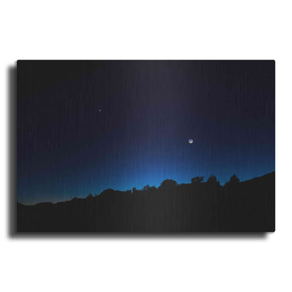 Luxe Metal Art 'Crescent Moon Zion' by Thomas Haney, Metal Wall Art