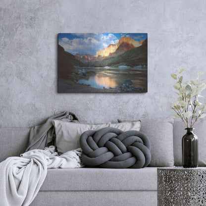 Luxe Metal Art 'Grand Canyon River' by Thomas Haney, Metal Wall Art,36x24