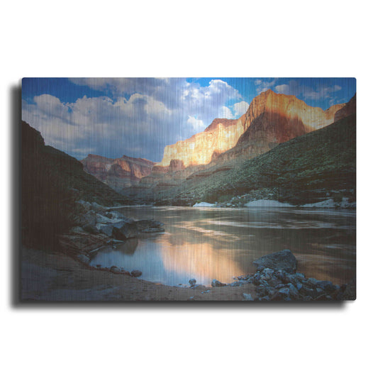 Luxe Metal Art 'Grand Canyon River' by Thomas Haney, Metal Wall Art