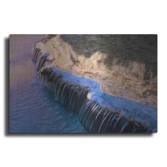 Luxe Metal Art 'Havasu Waterfall' by Thomas Haney, Metal Wall Art