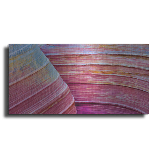 Luxe Metal Art 'Rainbow Rocks' by Thomas Haney, Metal Wall Art