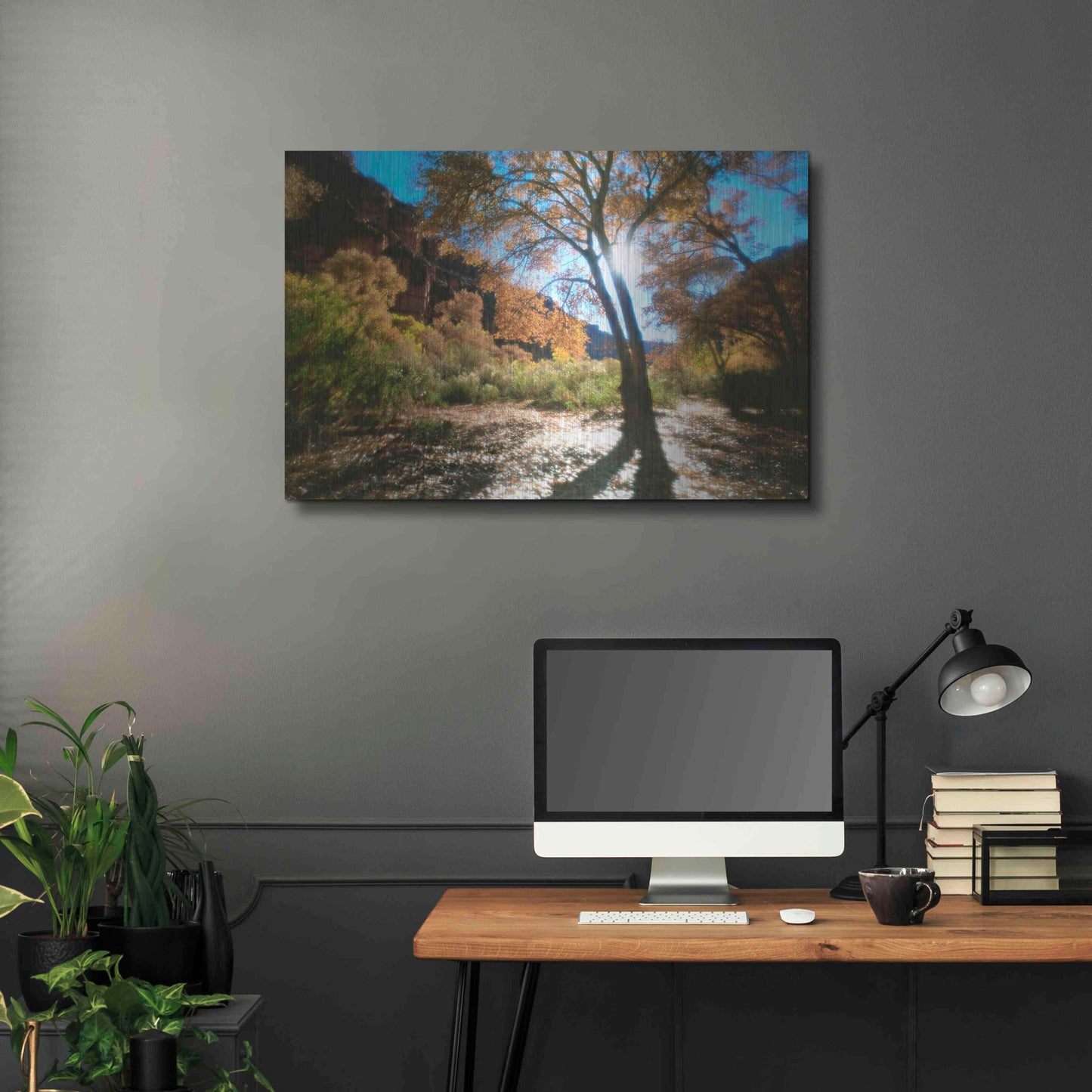 Luxe Metal Art 'Trembling' by Thomas Haney, Metal Wall Art,36x24