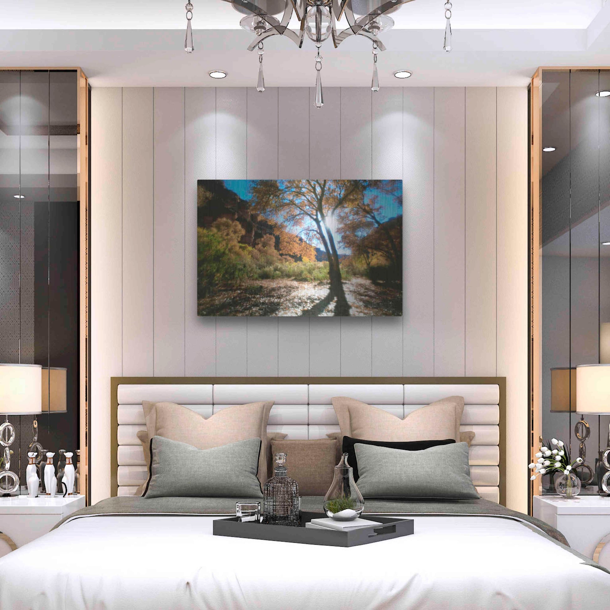 Luxe Metal Art 'Trembling' by Thomas Haney, Metal Wall Art,36x24