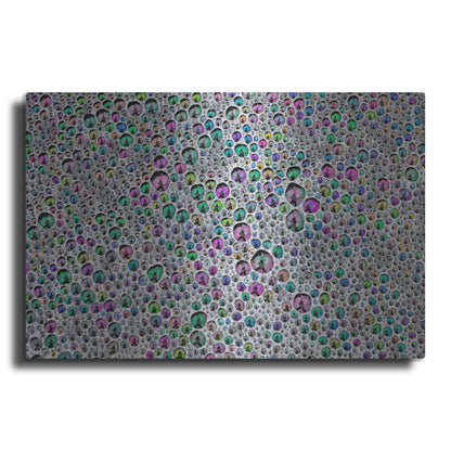 Luxe Metal Art 'Vibrant Sea Foam' by Thomas Haney, Metal Wall Art