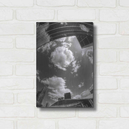 Luxe Metal Art 'Urban Sky II' by Sebastien Lory, Metal Wall Art,12x16