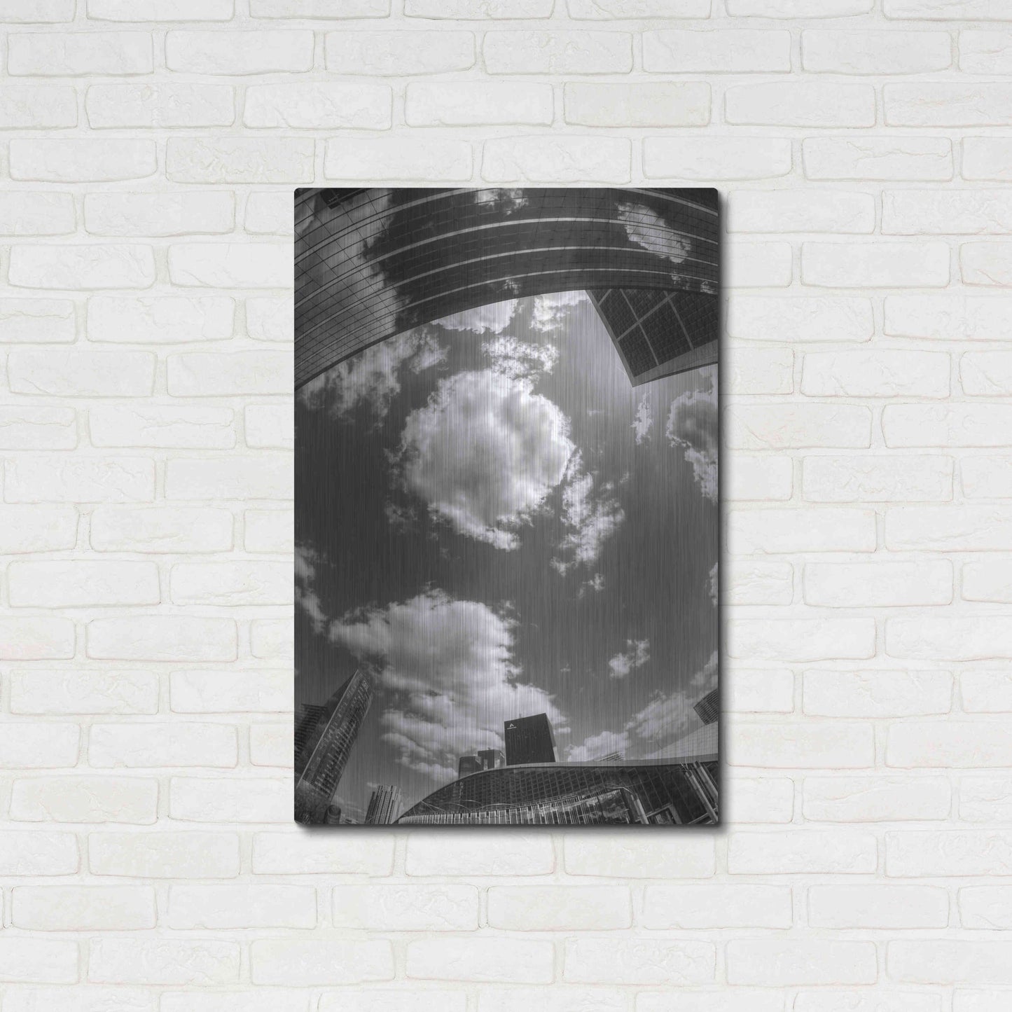 Luxe Metal Art 'Urban Sky II' by Sebastien Lory, Metal Wall Art,24x36