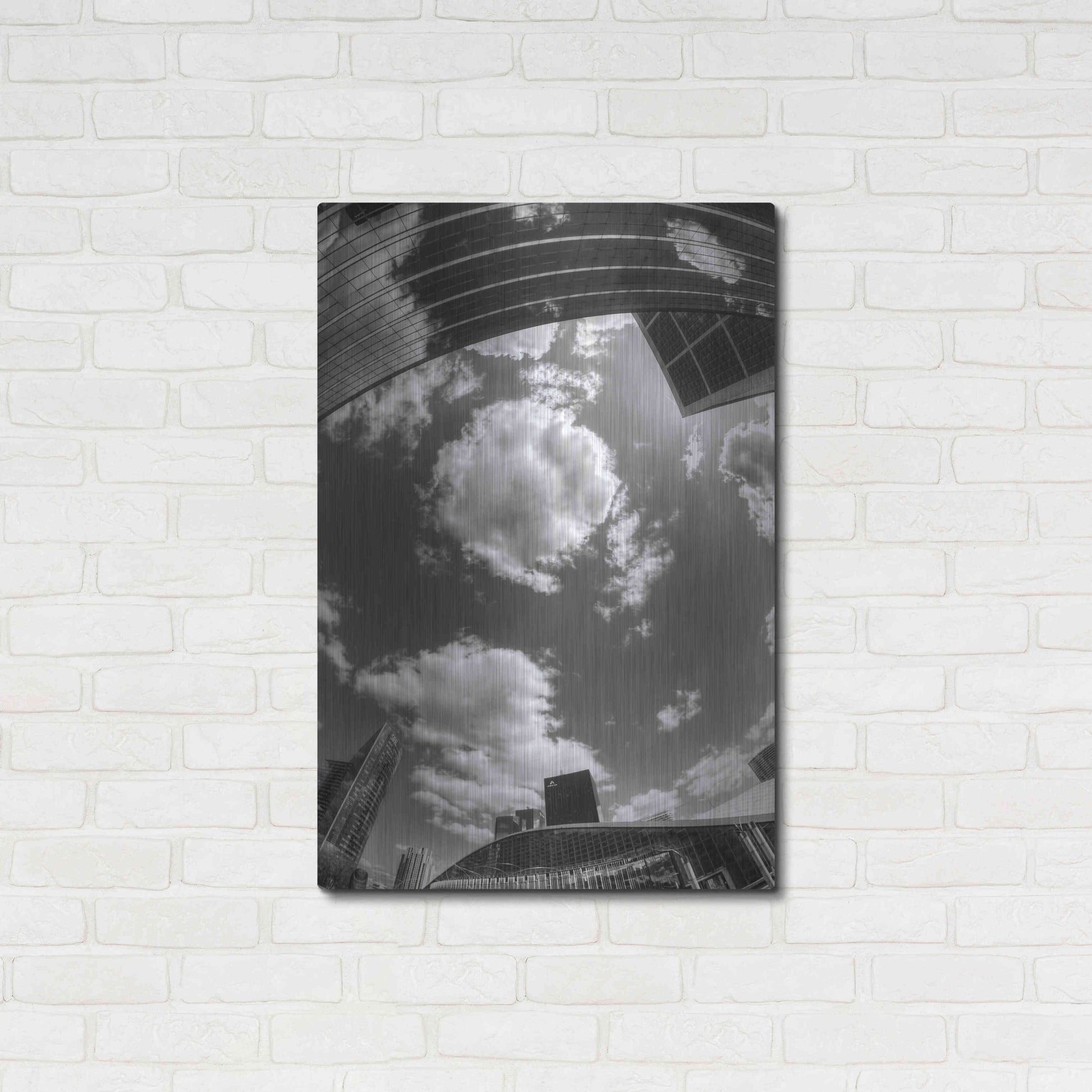Luxe Metal Art 'Urban Sky II' by Sebastien Lory, Metal Wall Art,24x36