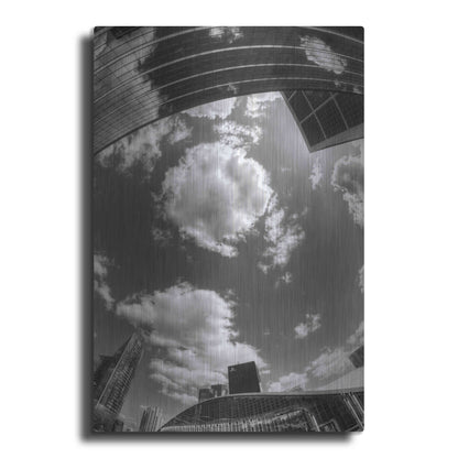 Luxe Metal Art 'Urban Sky II' by Sebastien Lory, Metal Wall Art