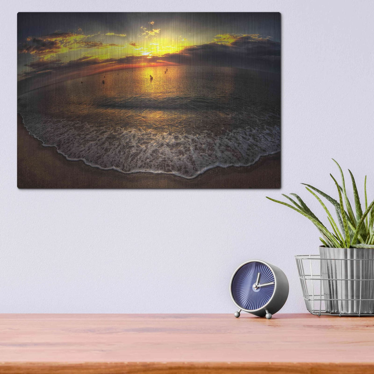 'Another Day In Paradise' by Sebastien Lory – Metal Wall Art, 16x12 room view