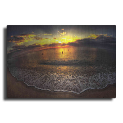 Luxe Metal Art 'Another Day In Paradise' by Sebastien Lory, Metal Wall Art