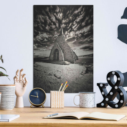 Luxe Metal Art 'Hell?s Church' by Sebastien Lory, Metal Wall Art,12x16