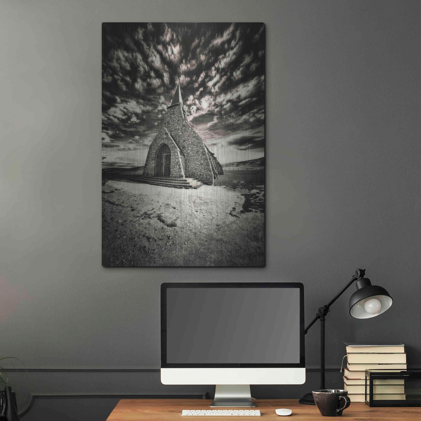 Luxe Metal Art 'Hell?s Church' by Sebastien Lory, Metal Wall Art,24x36