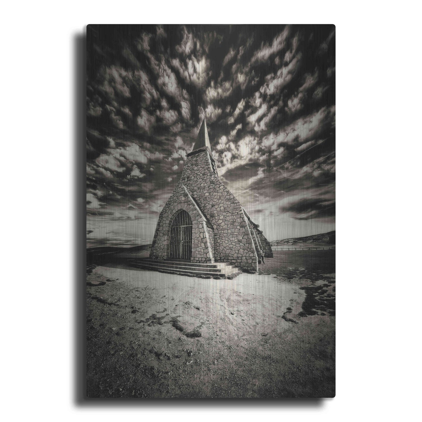 Luxe Metal Art 'Hell?s Church' by Sebastien Lory, Metal Wall Art