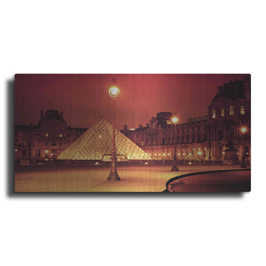 Luxe Metal Art 'Louvre' by Sebastien Lory, Metal Wall Art