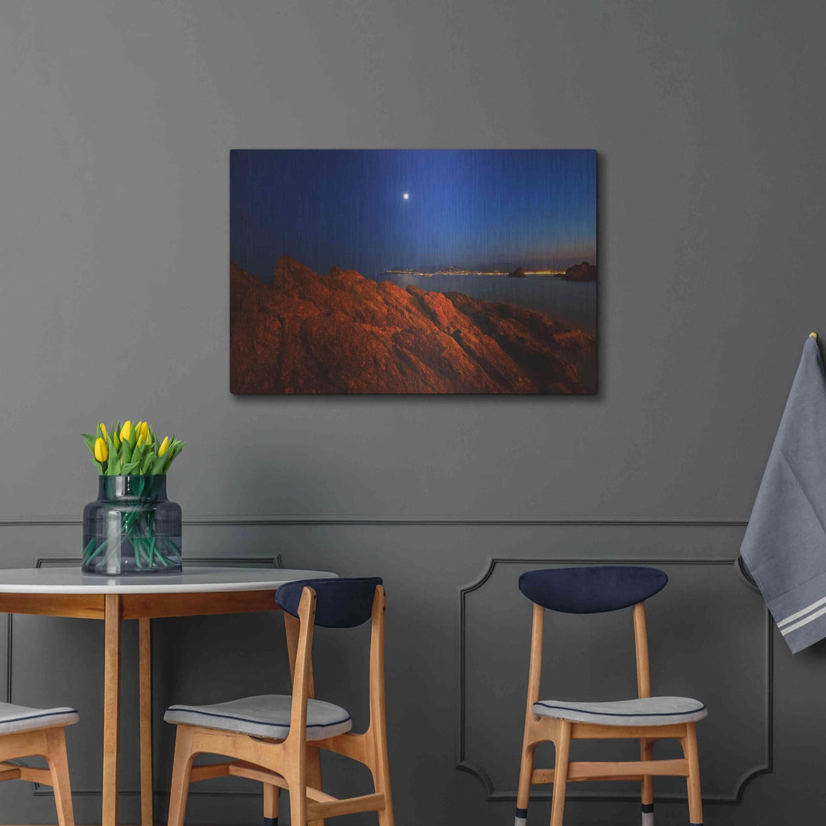 'La Bocca' by Sebastien Lory – Metal Wall Art, 36x24 room view