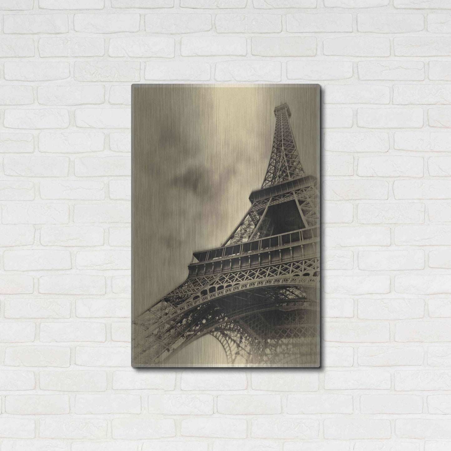 Luxe Metal Art 'Parisian Spirit' by Sebastien Lory, Metal Wall Art,24x36