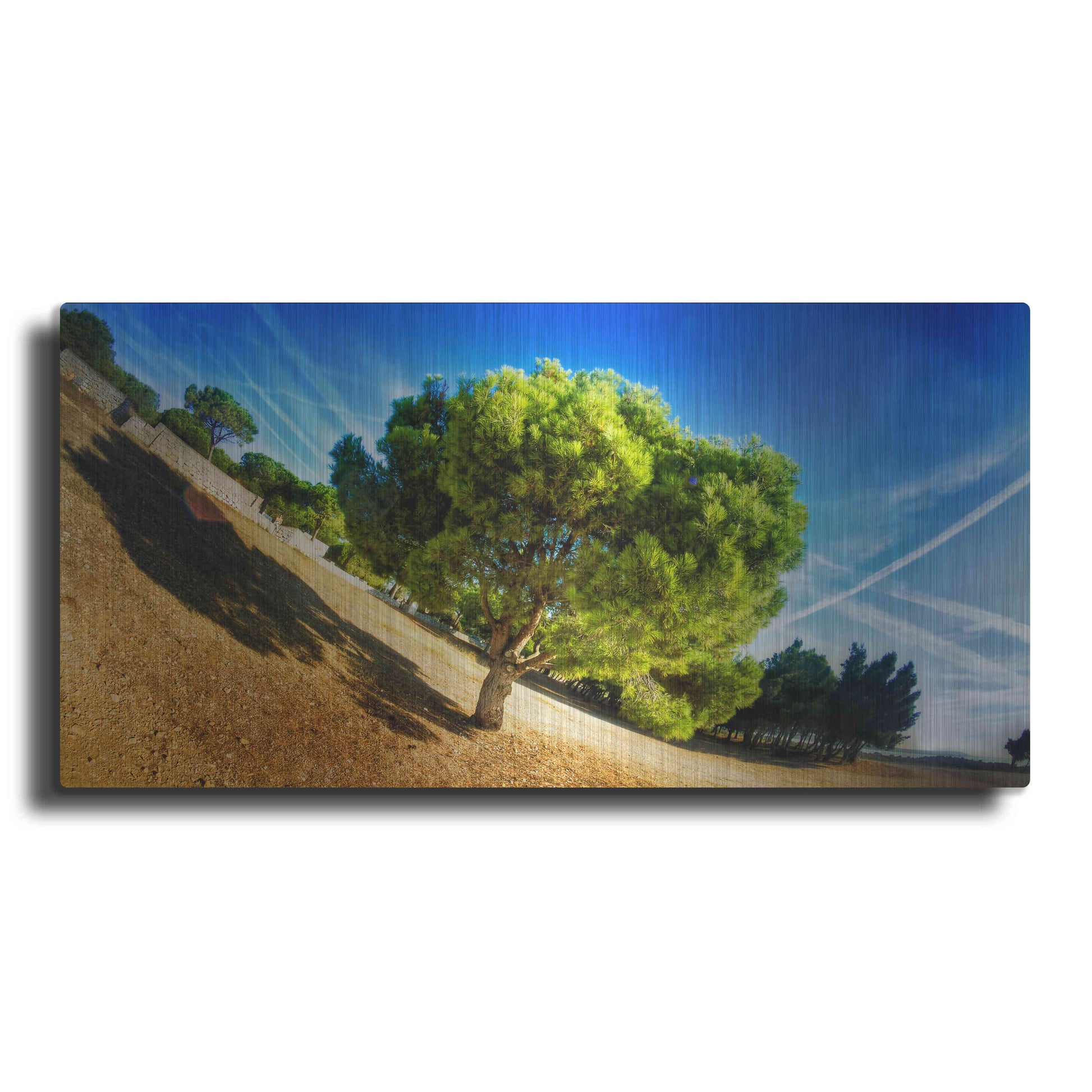 Luxe Metal Art 'Summer Tree' by Sebastien Lory, Metal Wall Art