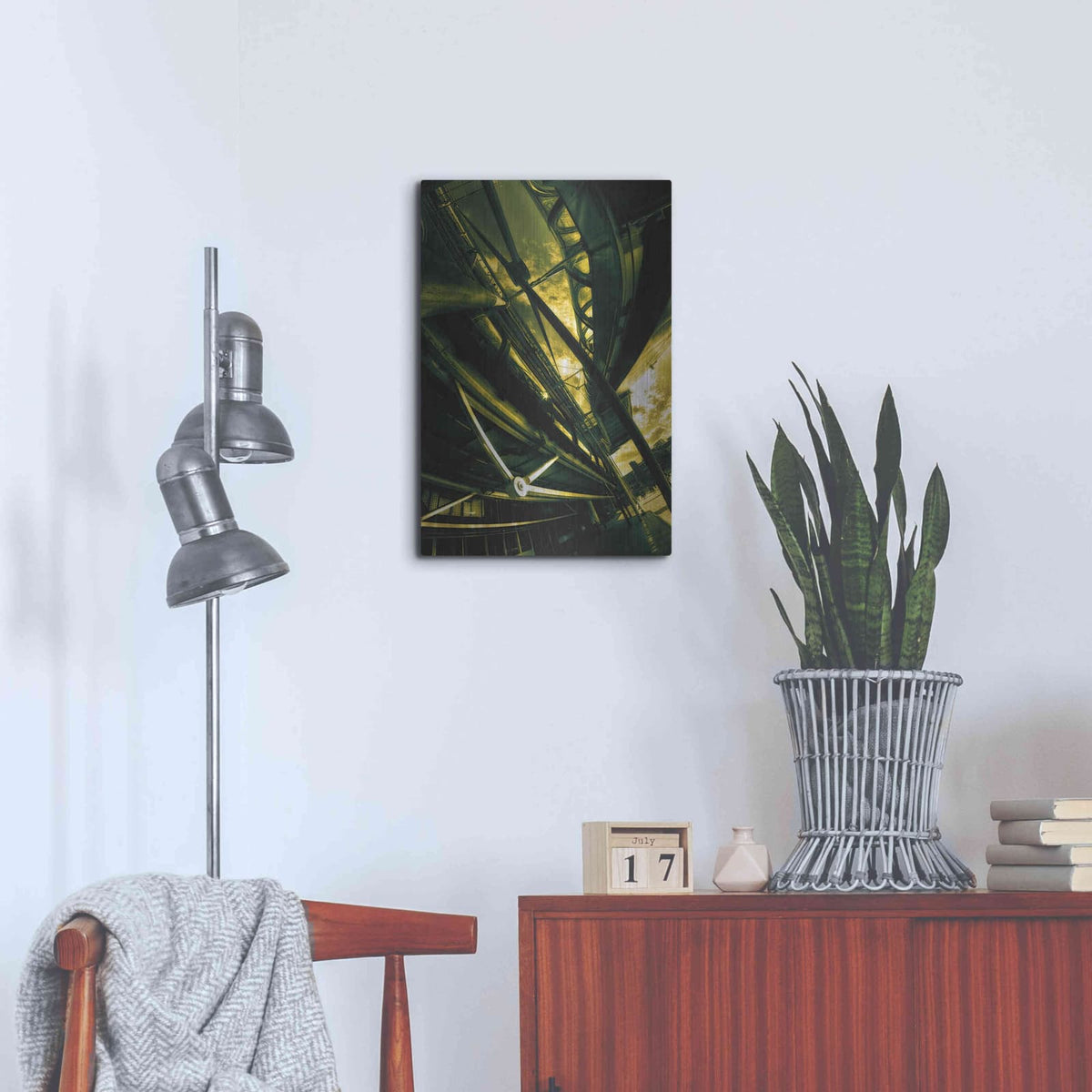 'Beaubourg' by Sebastien Lory – Metal Wall Art, 16x24 room view