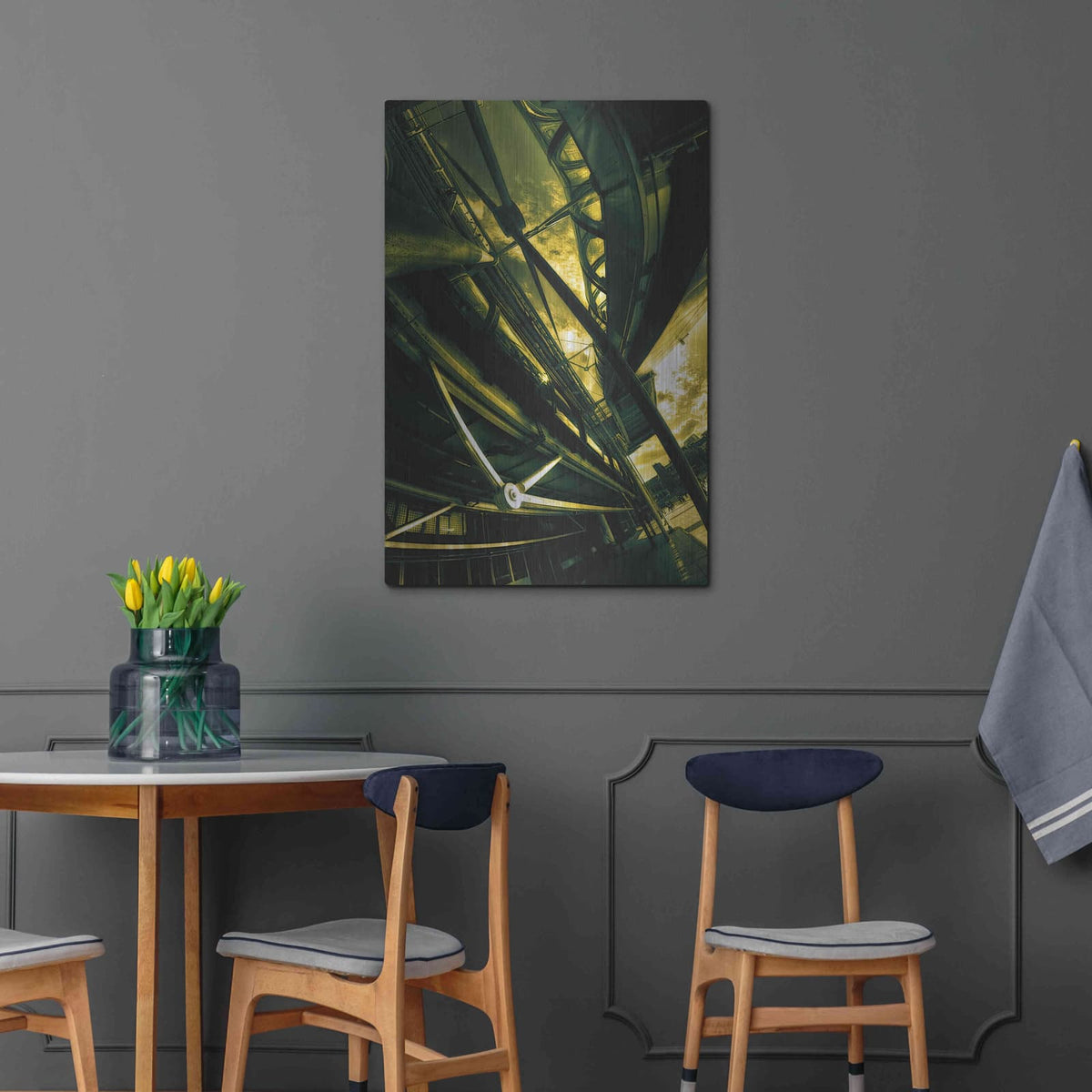 'Beaubourg' by Sebastien Lory – Metal Wall Art, 24x36 room view