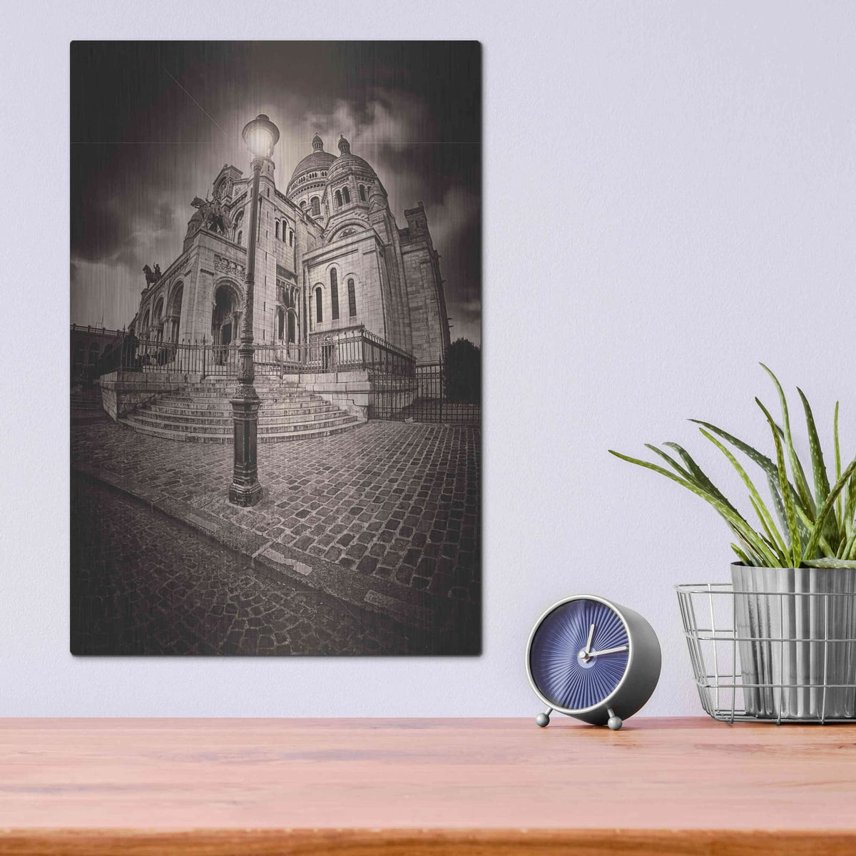 'Montemartre' by Sebastien Lory – Metal Wall Art, 12x16 room view
