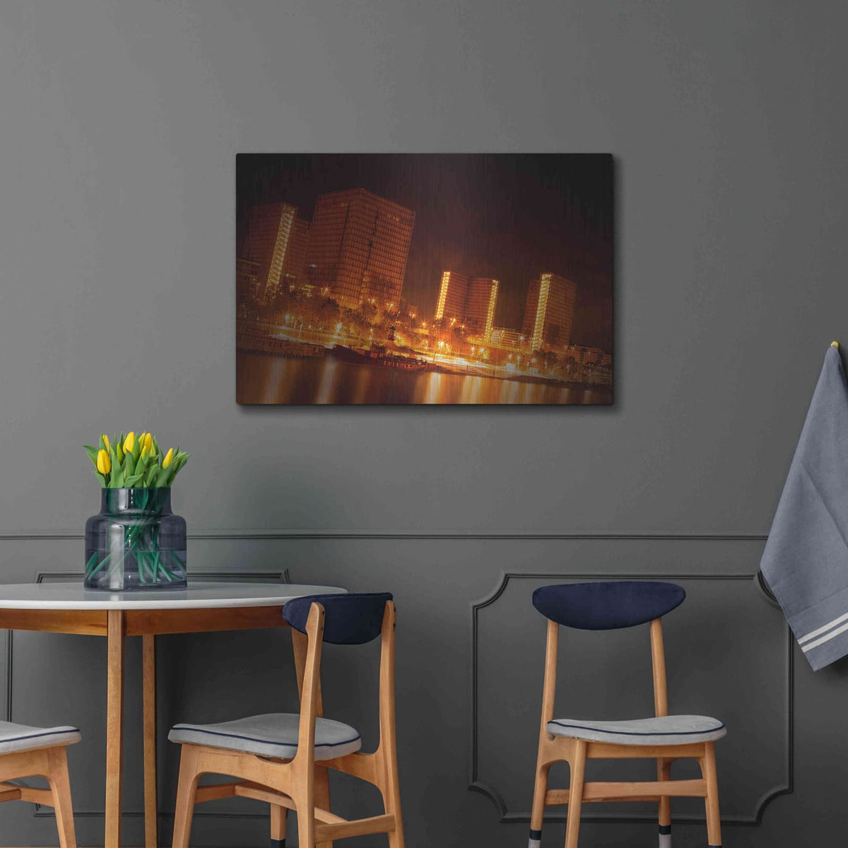 'BNF' by Sebastien Lory – Metal Wall Art, 36x24 room view