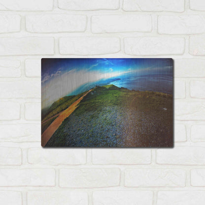 Luxe Metal Art 'Cap Bear' by Sebastien Lory, Metal Wall Art,16x12