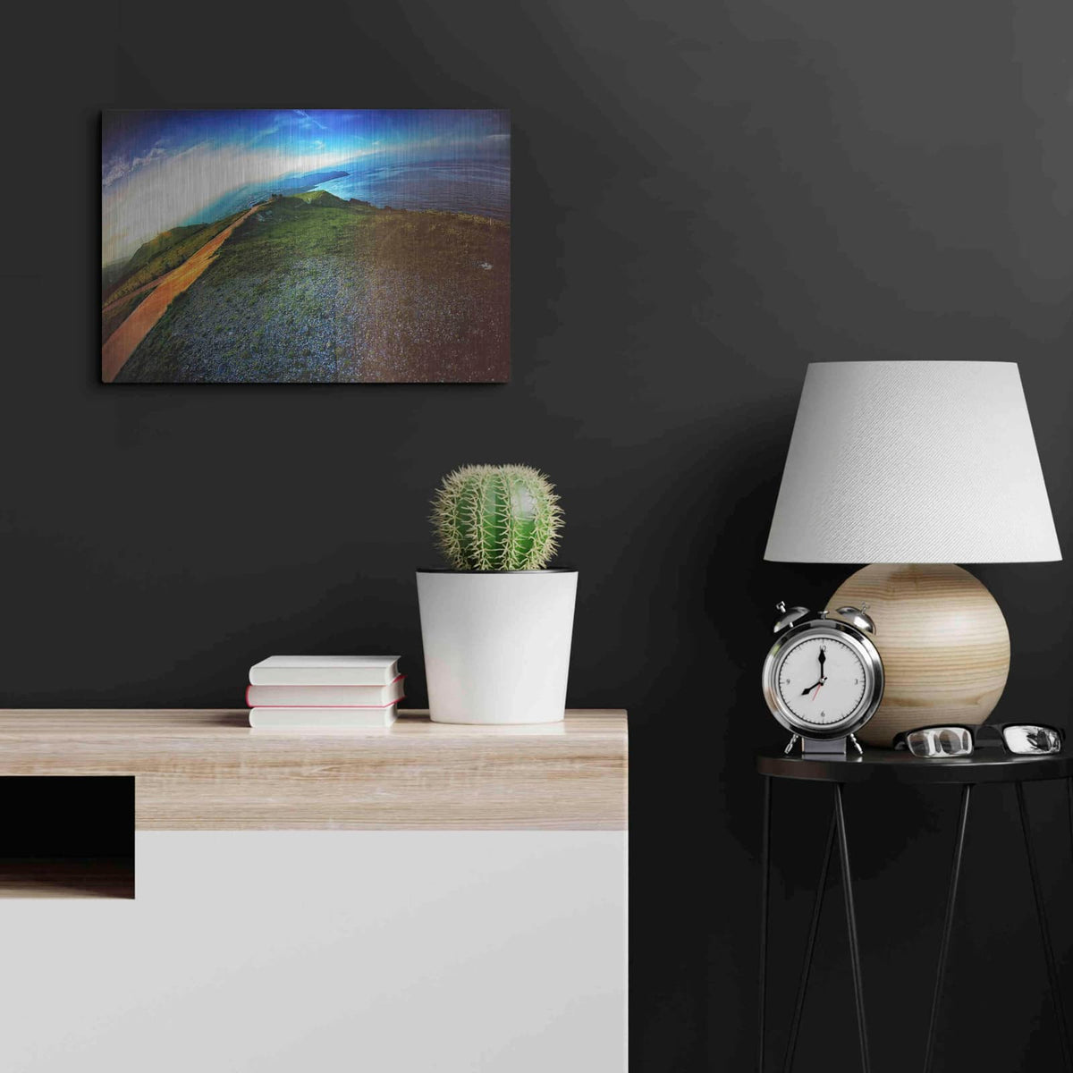 'Cap Bear' by Sebastien Lory – Metal Wall Art, 24x16 room view