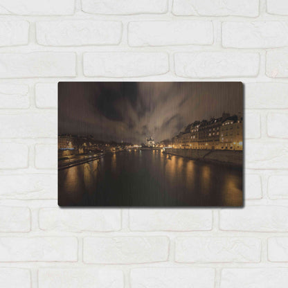 Luxe Metal Art 'Notre-Dame' by Sebastien Lory, Metal Wall Art,16x12