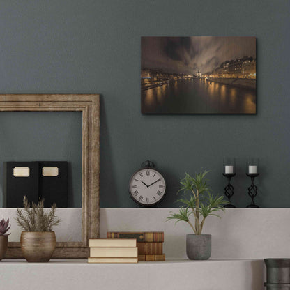Luxe Metal Art 'Notre-Dame' by Sebastien Lory, Metal Wall Art,16x12