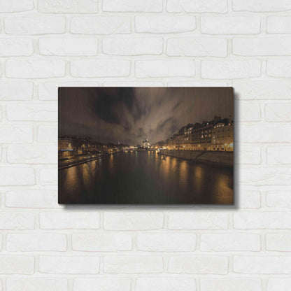 Luxe Metal Art 'Notre-Dame' by Sebastien Lory, Metal Wall Art,24x16