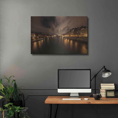 Luxe Metal Art 'Notre-Dame' by Sebastien Lory, Metal Wall Art,36x24