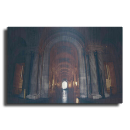 Luxe Metal Art 'Hall of Ghosts' by Sebastien Lory, Metal Wall Art