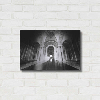 Luxe Metal Art 'Parisian Ghost' by Sebastien Lory, Metal Wall Art,24x16