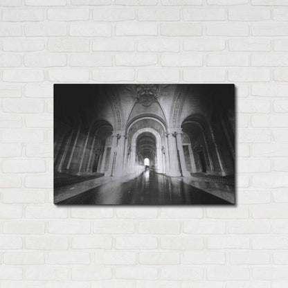 Luxe Metal Art 'Parisian Ghost' by Sebastien Lory, Metal Wall Art,36x24