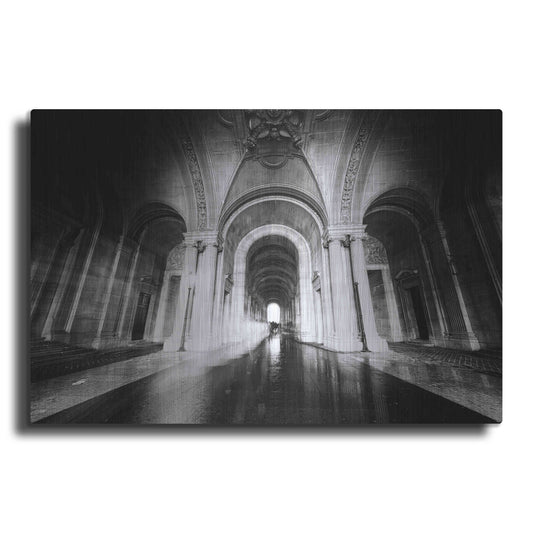 Luxe Metal Art 'Parisian Ghost' by Sebastien Lory, Metal Wall Art