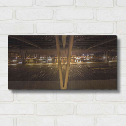 Luxe Metal Art 'Pont de Bercy' by Sebastien Lory, Metal Wall Art,24x12