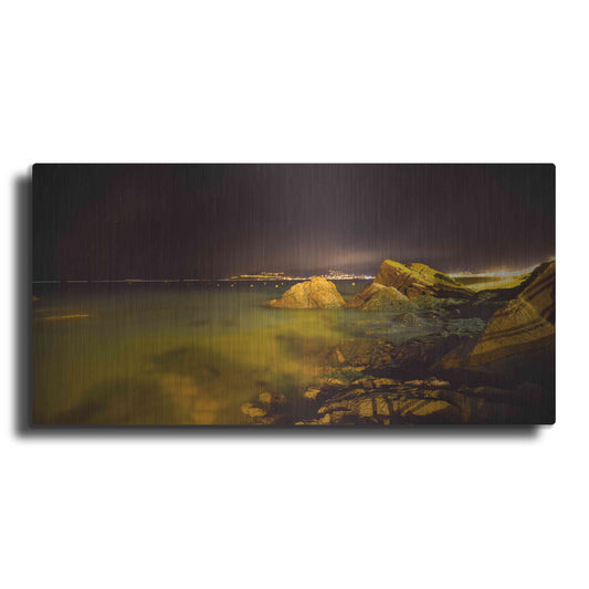 Luxe Metal Art 'Cannes La bocca' by Sebastien Lory, Metal Wall Art