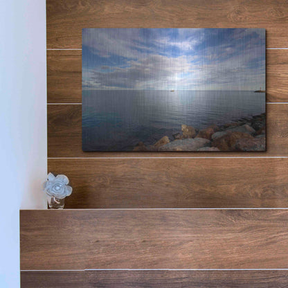 Luxe Metal Art 'St. Cyp' by Sebastien Lory, Metal Wall Art,16x12