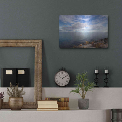 Luxe Metal Art 'St. Cyp' by Sebastien Lory, Metal Wall Art,16x12