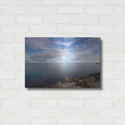 Luxe Metal Art 'St. Cyp' by Sebastien Lory, Metal Wall Art,24x16