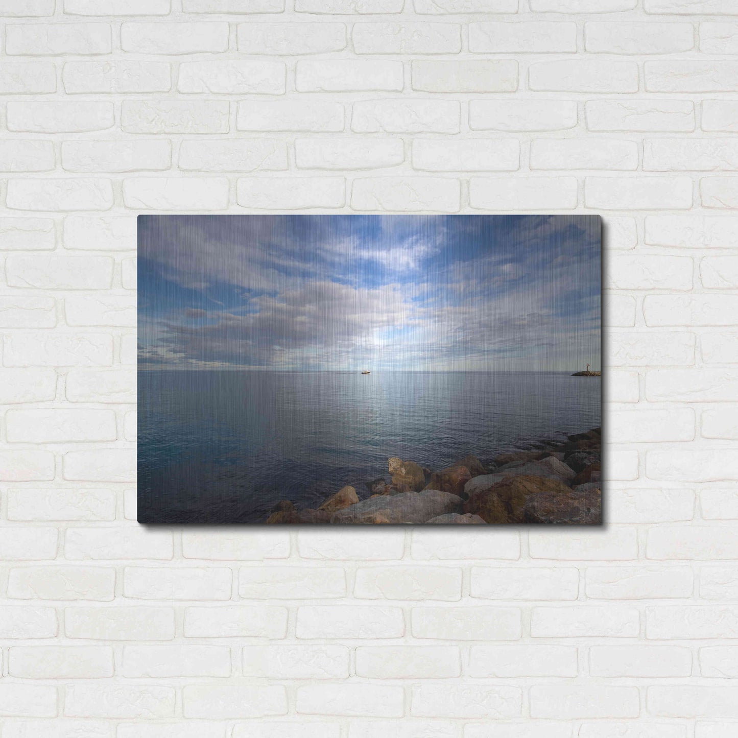 Luxe Metal Art 'St. Cyp' by Sebastien Lory, Metal Wall Art,36x24