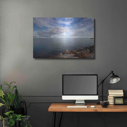 Luxe Metal Art 'St. Cyp' by Sebastien Lory, Metal Wall Art,36x24