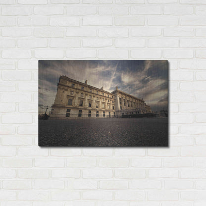 Luxe Metal Art 'Tribunal G de Instance' by Sebastien Lory, Metal Wall Art,36x24