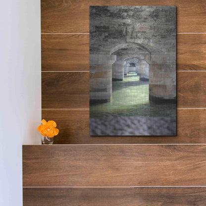 Luxe Metal Art 'Under' by Sebastien Lory, Metal Wall Art,12x16