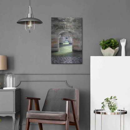 Luxe Metal Art 'Under' by Sebastien Lory, Metal Wall Art,16x24