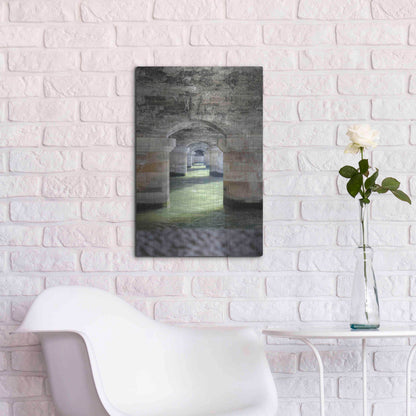 Luxe Metal Art 'Under' by Sebastien Lory, Metal Wall Art,16x24
