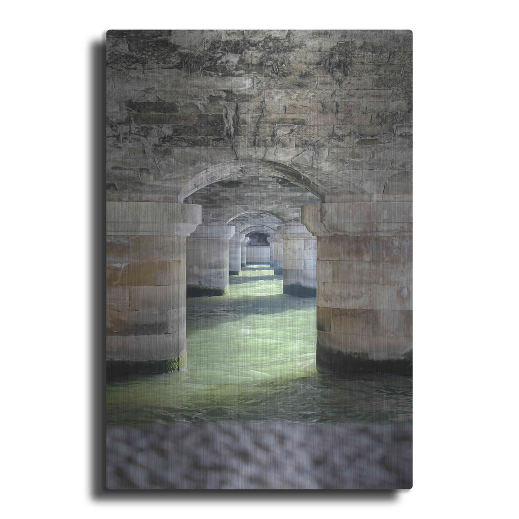 Luxe Metal Art 'Under' by Sebastien Lory, Metal Wall Art